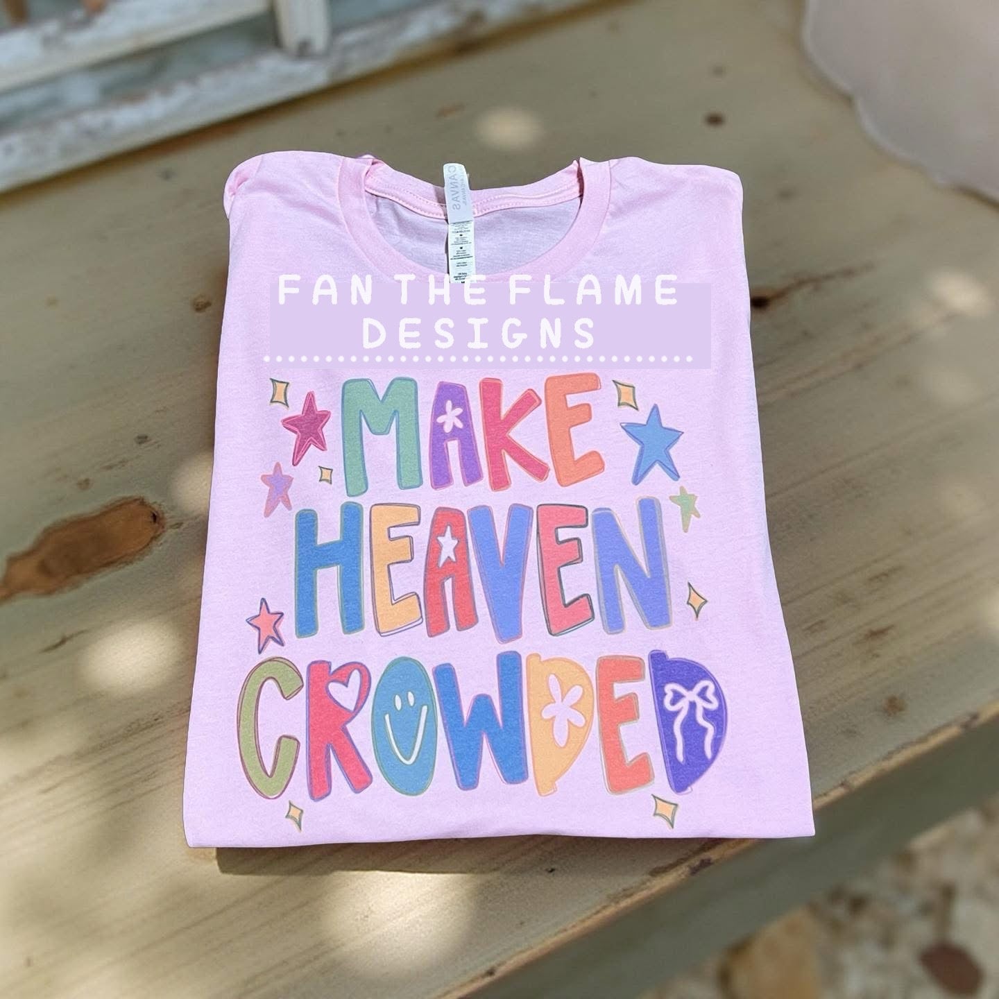 Make Heaven Crowded Stars Tee