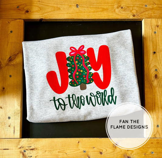 Joy to the World Tree Short/Long/Sweatshirt