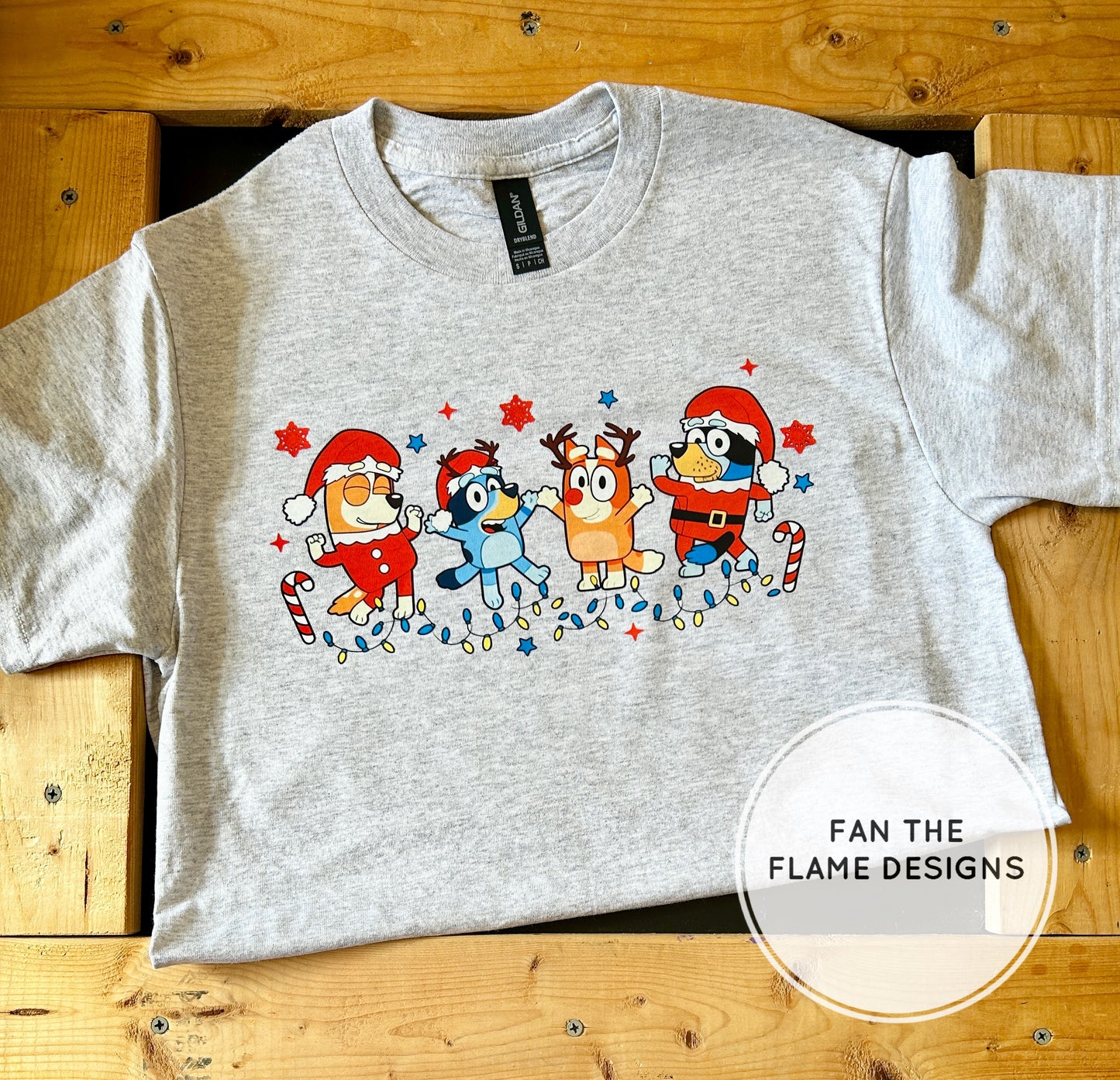 Bluey Christmas Short/Long/Sweatshirt