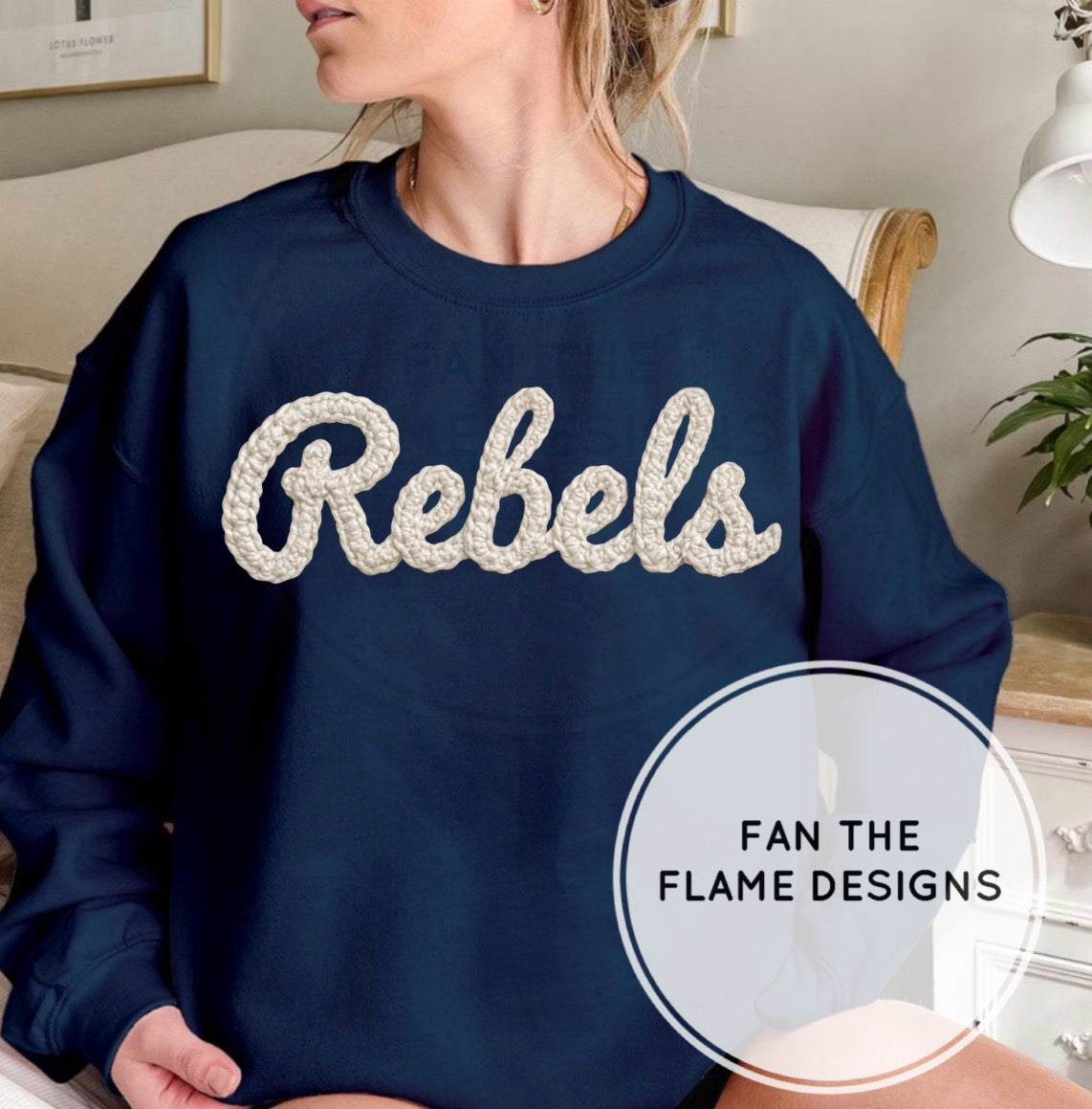 Faux Yarn Rebels/County Short/Long/Sweatshirt