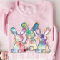 Watercolor Trio Bunnies tee/sweatshirt