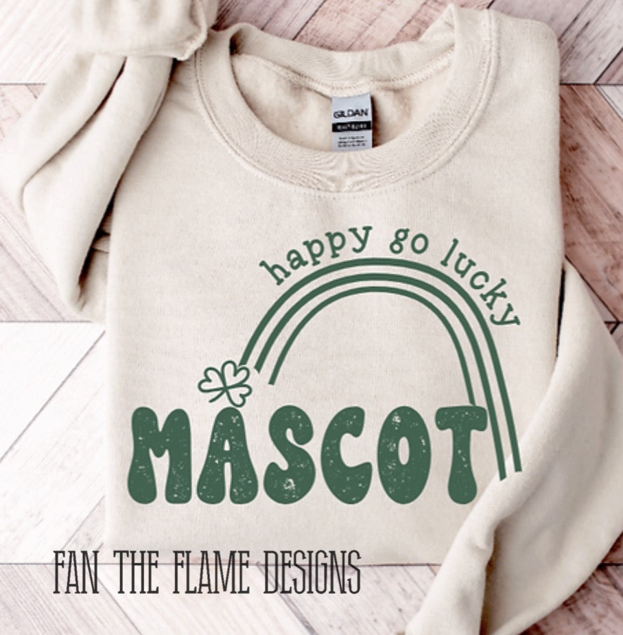 Happy Go Lucky Team Mascot tee/sweatshirt