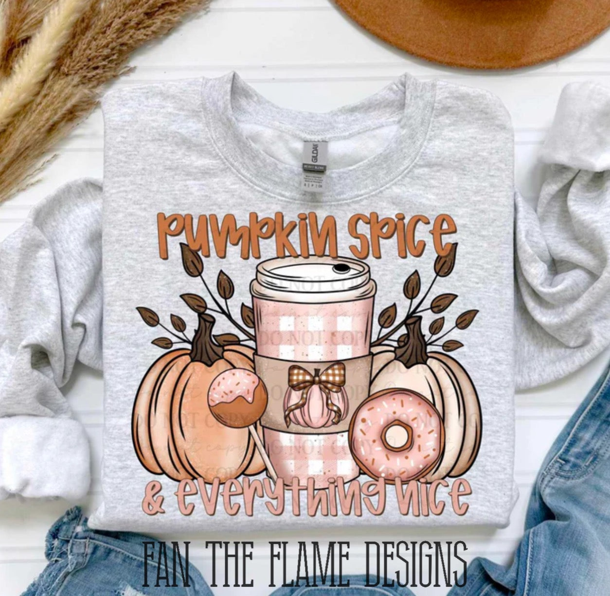 Pumpkin spice & everything nice tee/sweatshirt