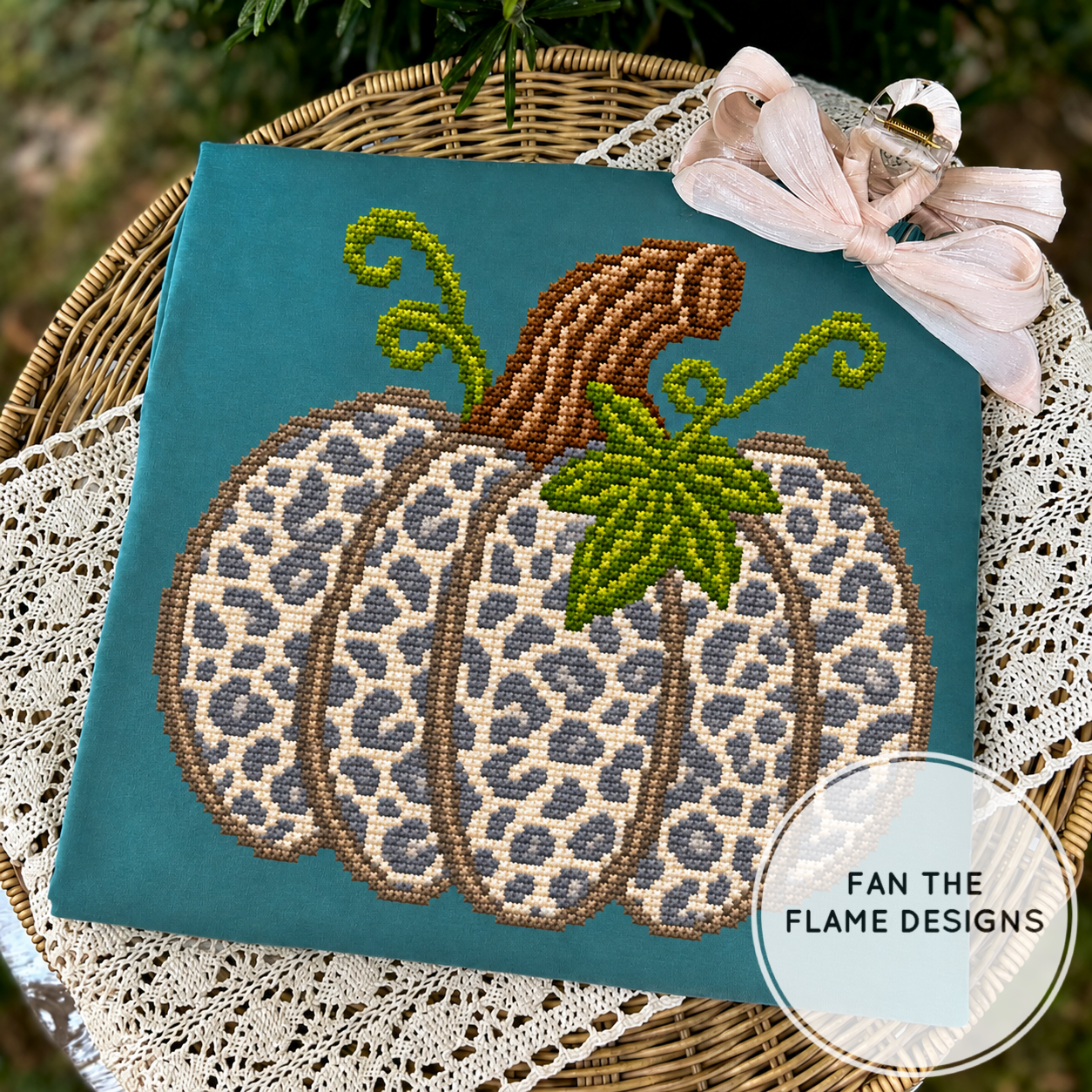 Faux Stitch Pumpkin