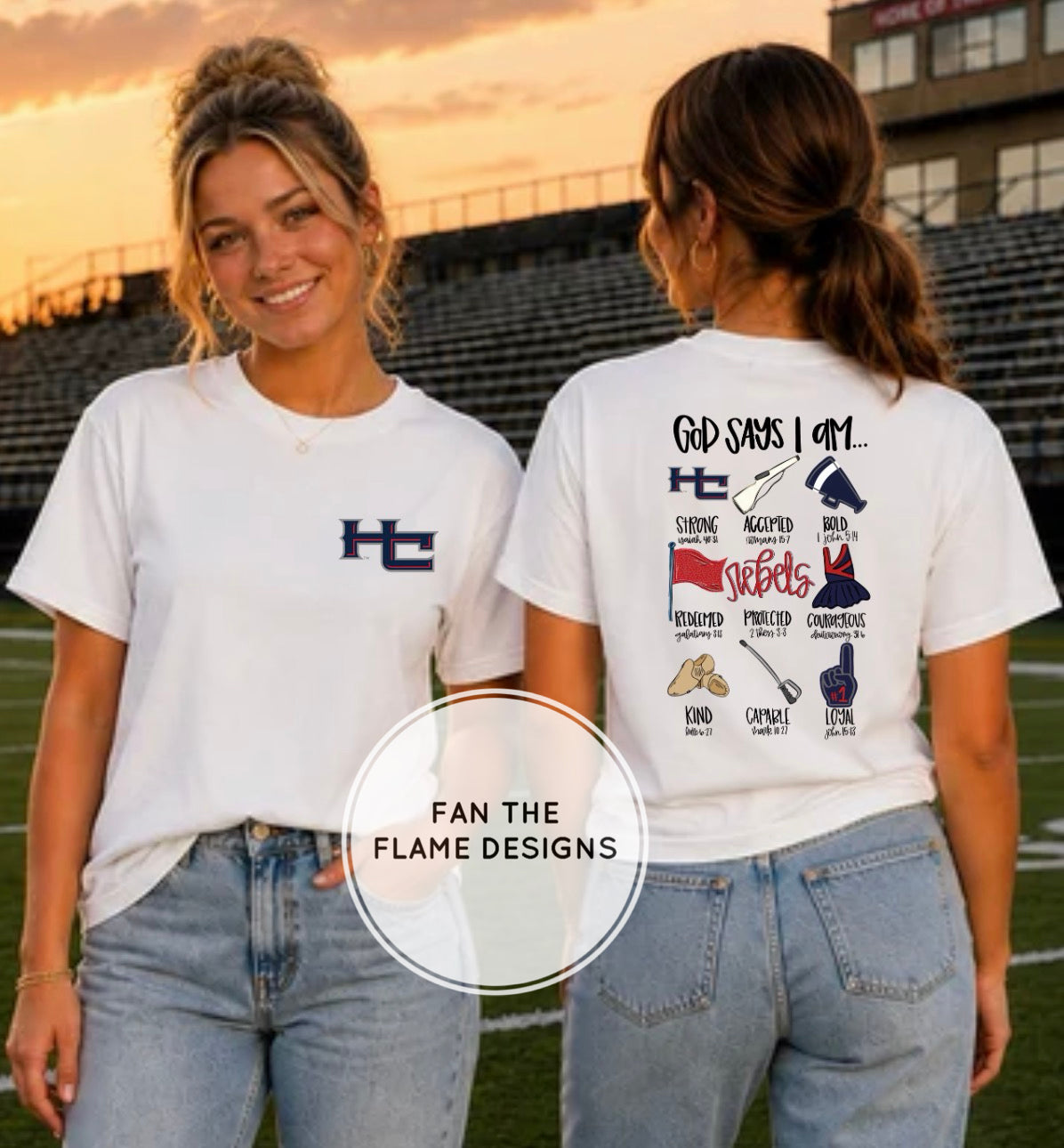 God says I am…HC Rebel Color Guard version