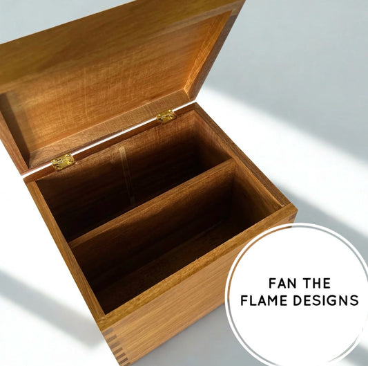 ACACIA WOOD RECIPE BOX