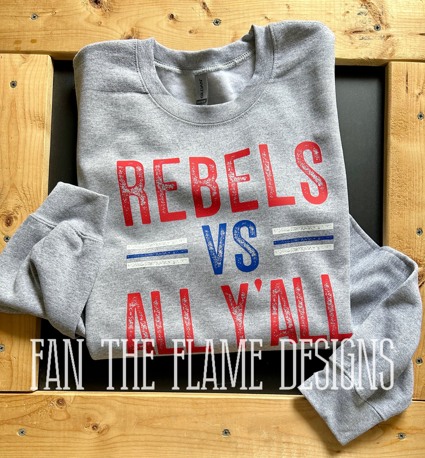 Rebels vs All Y’all tee/sweatshirt