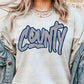 Graffiti Style County tee/sweatshirt