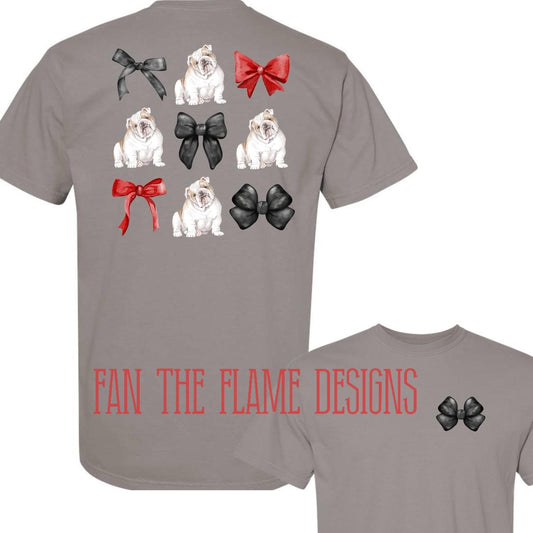 Georgia Bows & Dawgs tee/sweatshirt