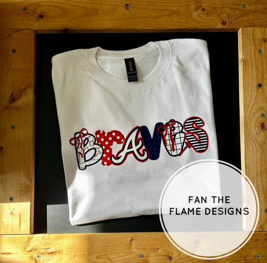 Braves doodle Short/Long/Sweatshirt