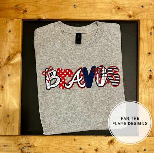 Braves doodle Short/Long/Sweatshirt