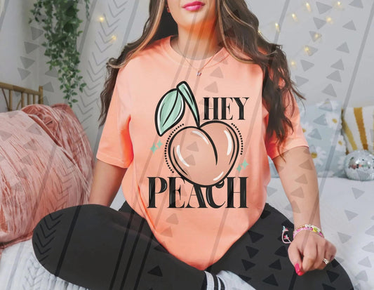 Hey peach Tee/Sweatshirt