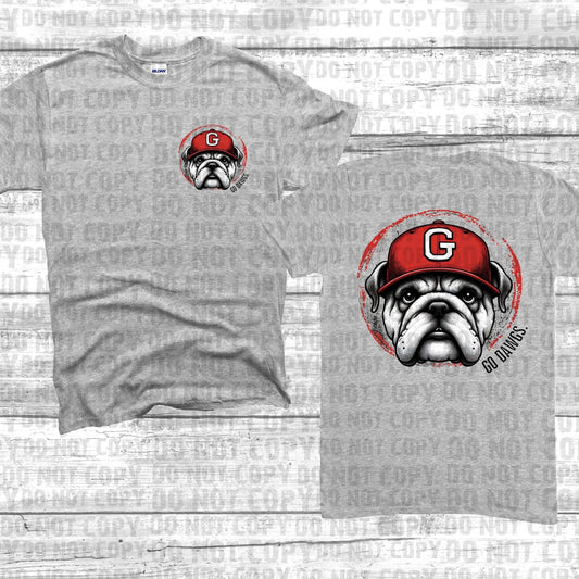 Bulldogs Circle tee/sweatshirt