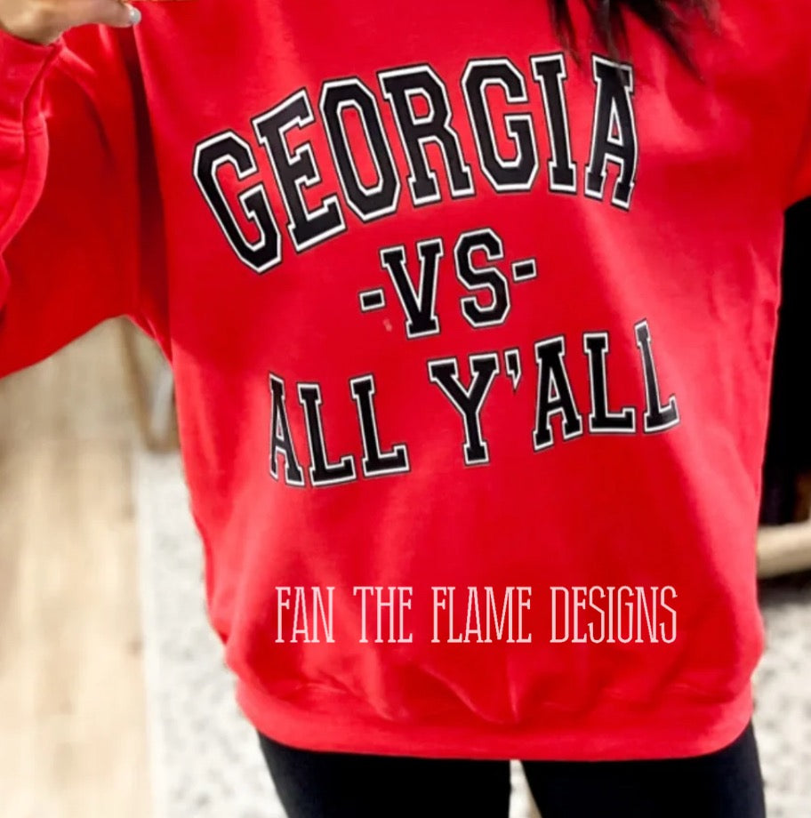 GA VS YALL tee/sweatshirt