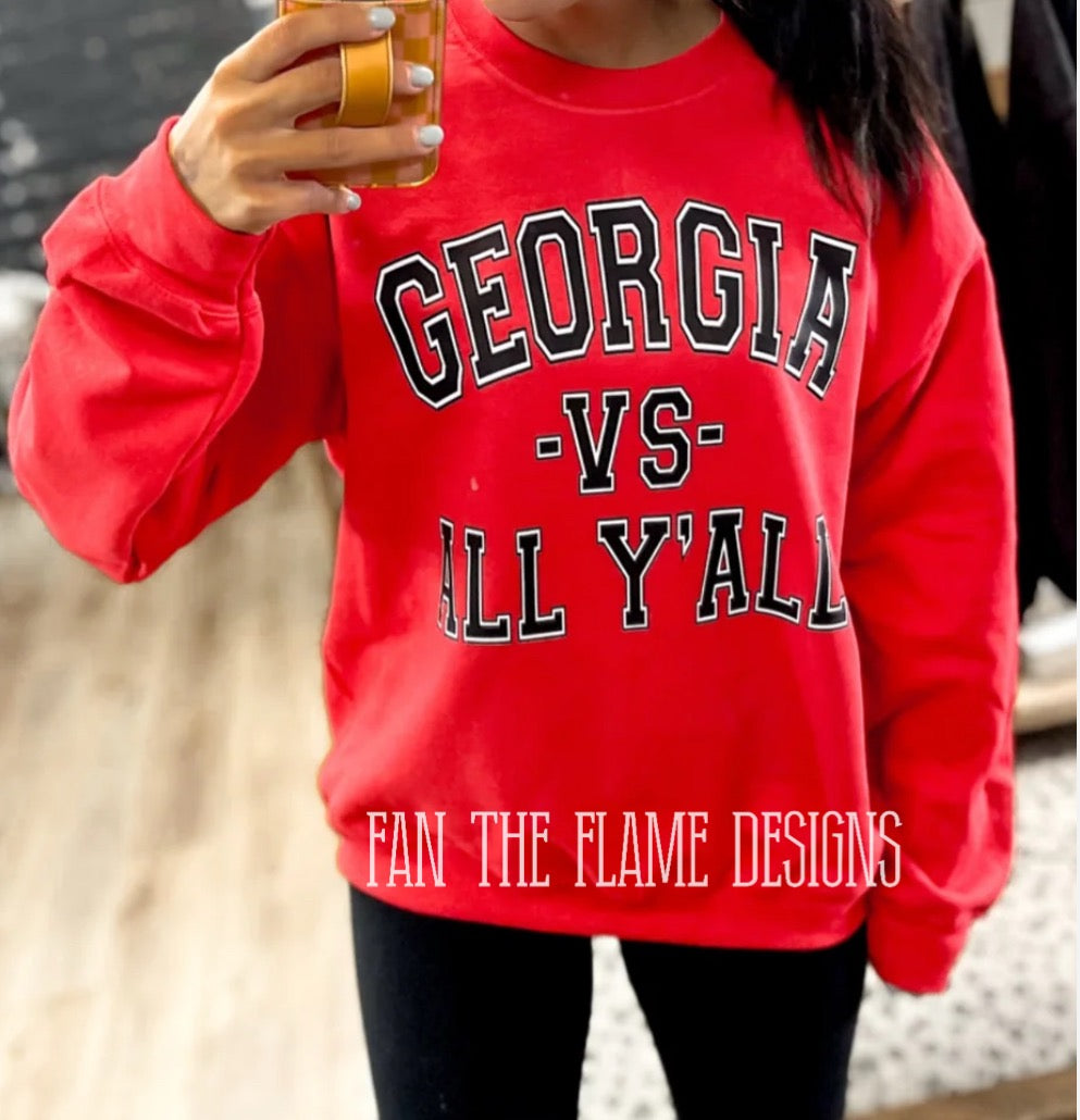 GA VS YALL tee/sweatshirt