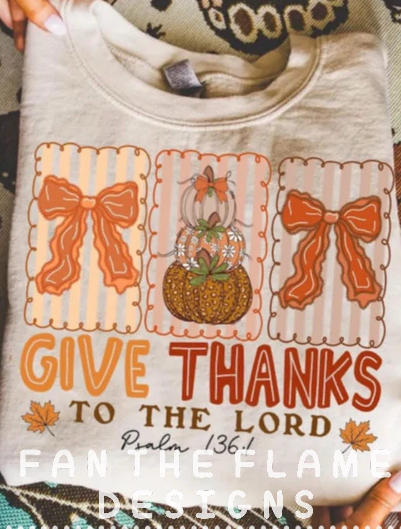 Fall stamps give thanks Tee/Sweatshirt