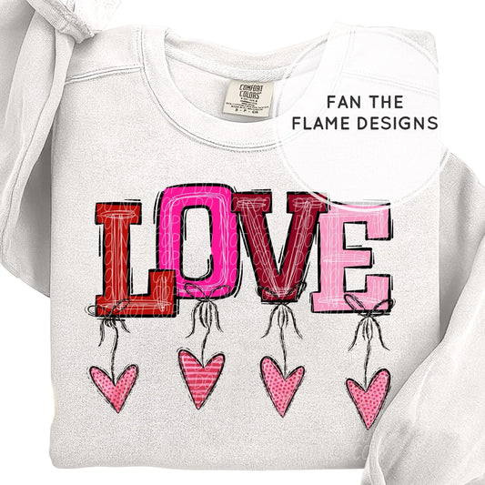 Varsity Lettering Love Short/Long/Sweatshirt