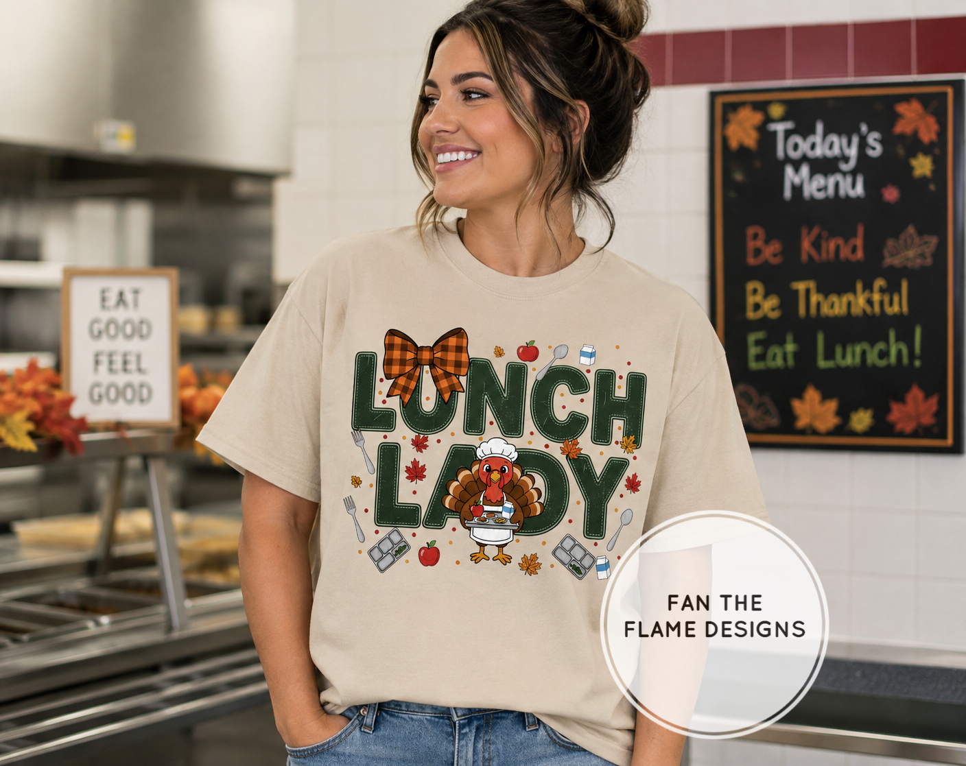 Thanksgiving Lunch Lady