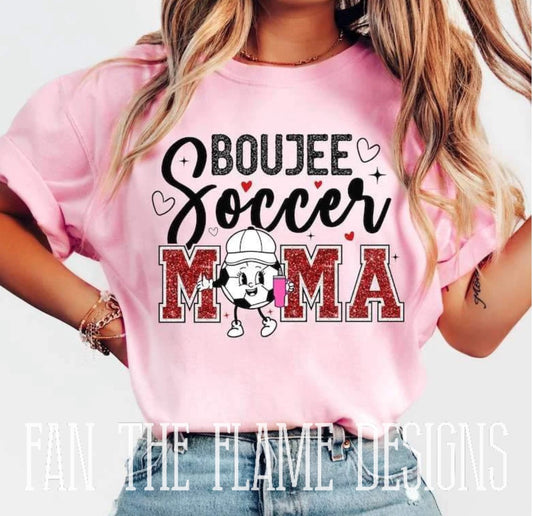 Boujee soccer mama tee/sweatshirt