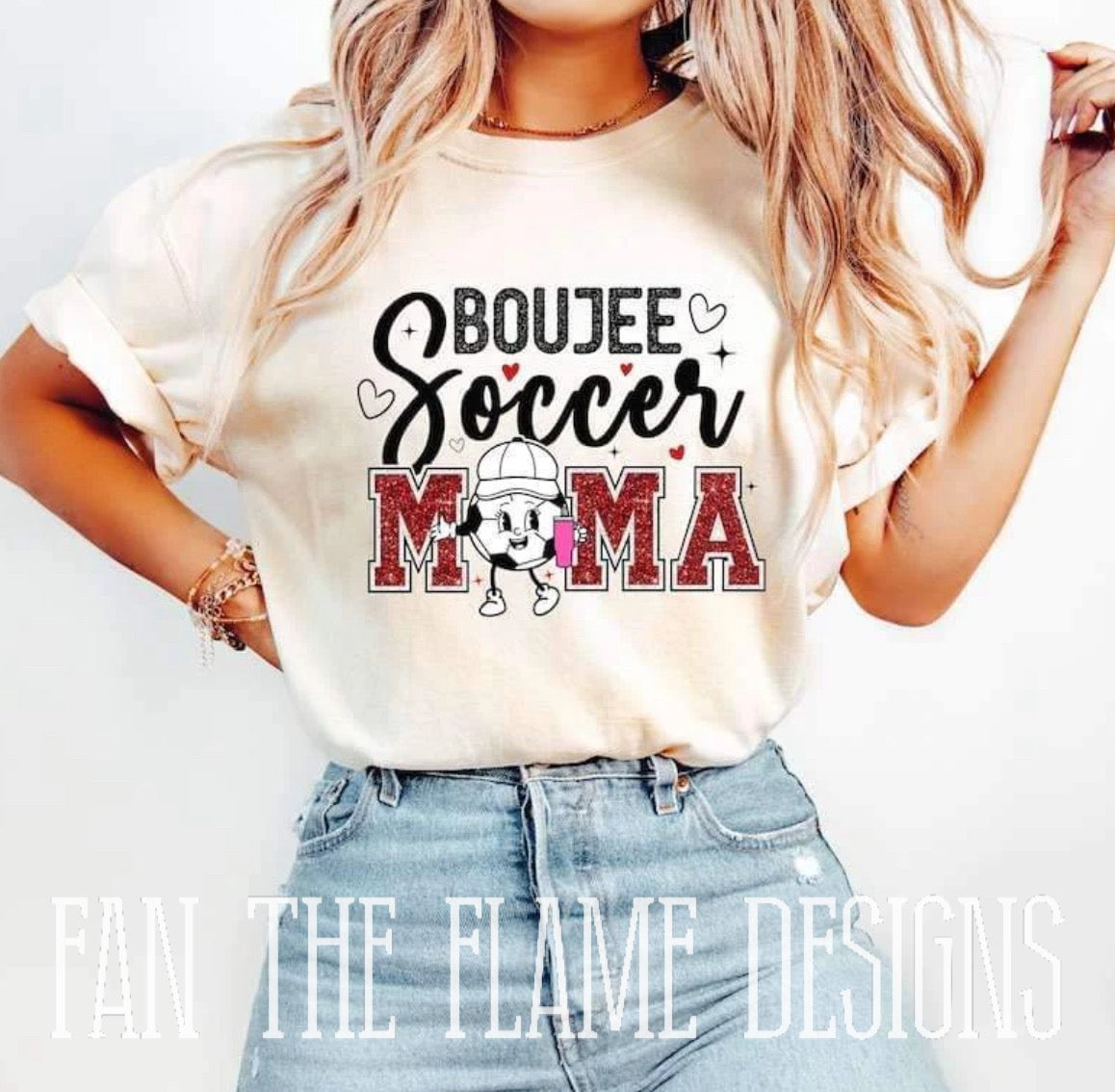 Boujee soccer mama tee/sweatshirt