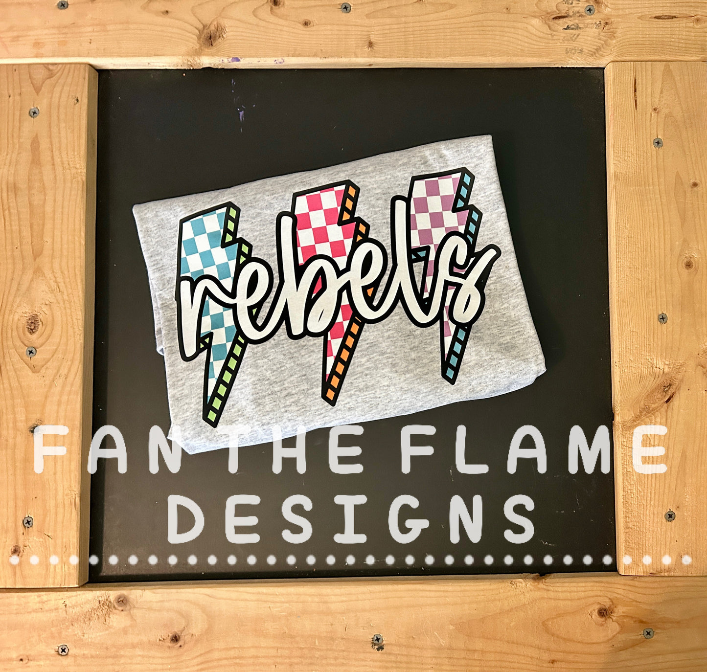 Colorful Bolt Mascot Tee/Sweatshirt