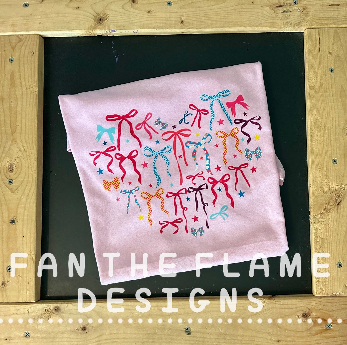 Retro Heart Bows tee/sweatshirt