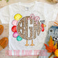 Turkey Monogram Raglan