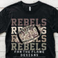 HC Rebels Camo Stacked Tee/Sweatshirt