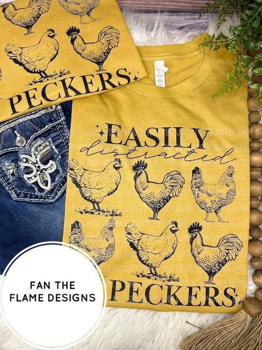 Easily Distracted by Peckers Short/Long/Sweatshirt