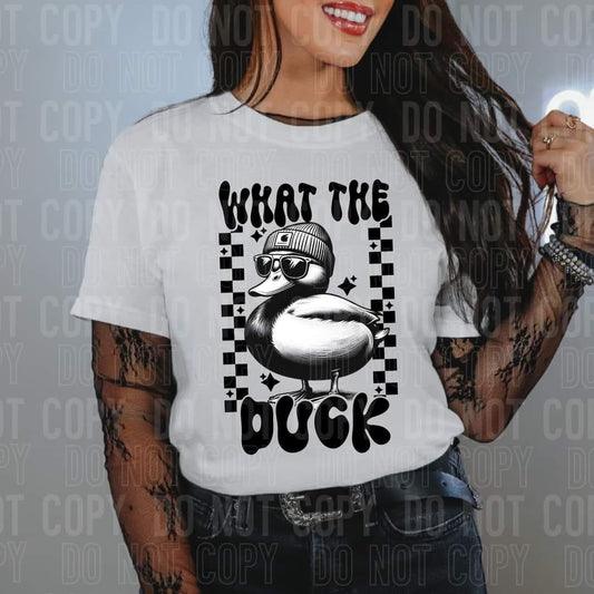 What the duck tee/sweatshirt