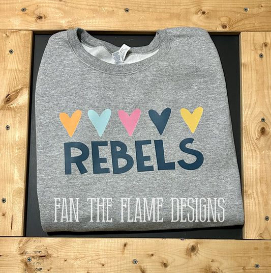 Rebels Hearts tee/sweatshirt for ALL Sizes !!!