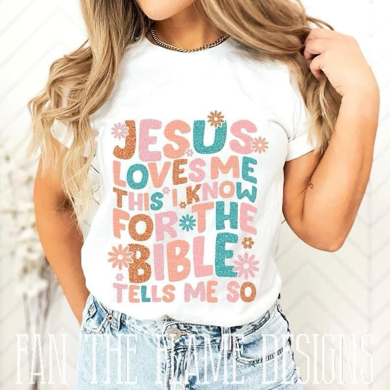 Jesus loves me tee