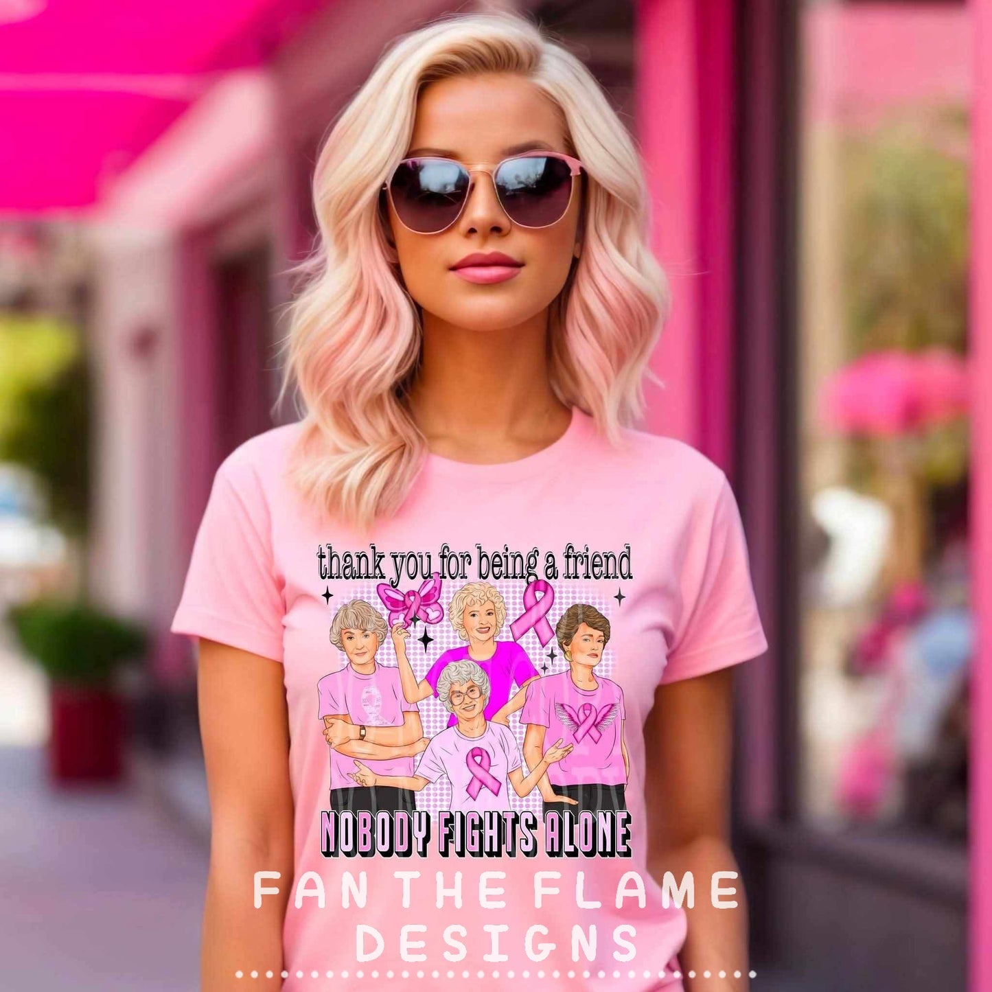 Thank you for being a friend no one fights alone Tee/Sweatshirt