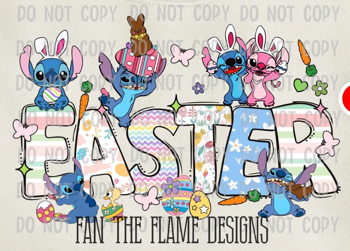 Stitch Easter tee