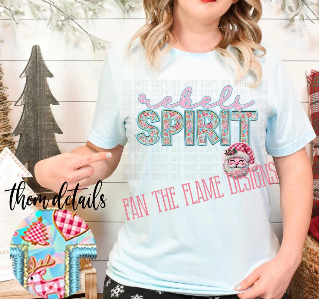 Rebels spirit Christmas tee/sweatshirt