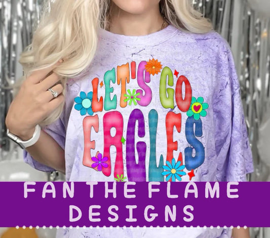 Retro Let’s go Eagles Tee/Sweatshirt