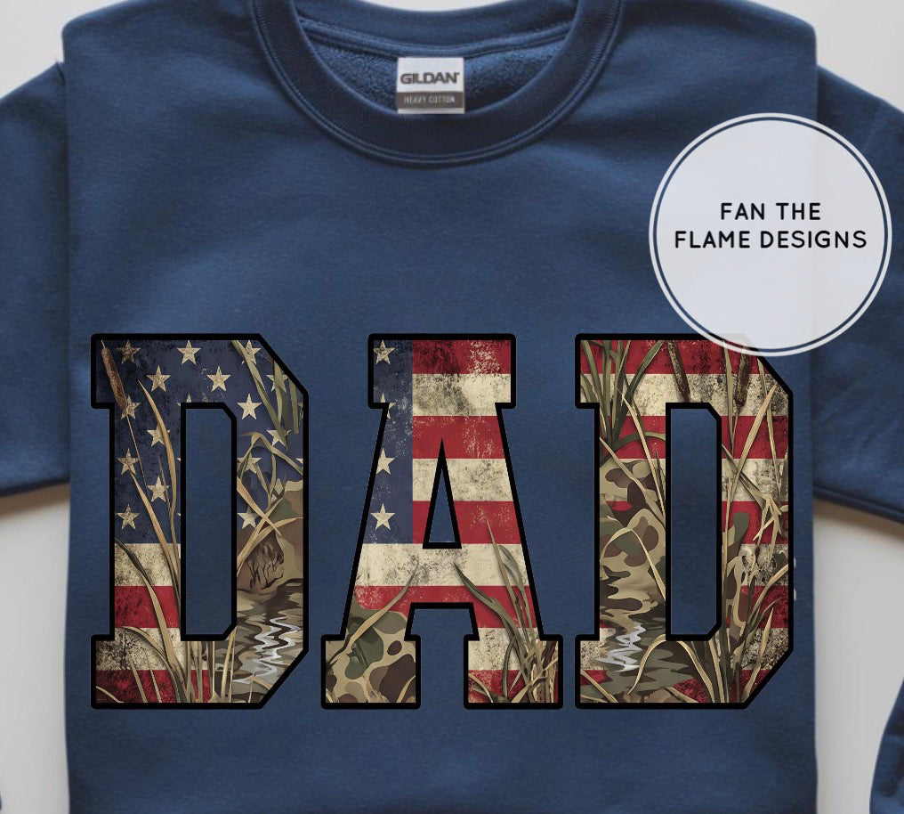 Patriotic Hunting Dad