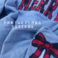 Side Bow Christmas Fabric Applique Embroidered Sweatshirt