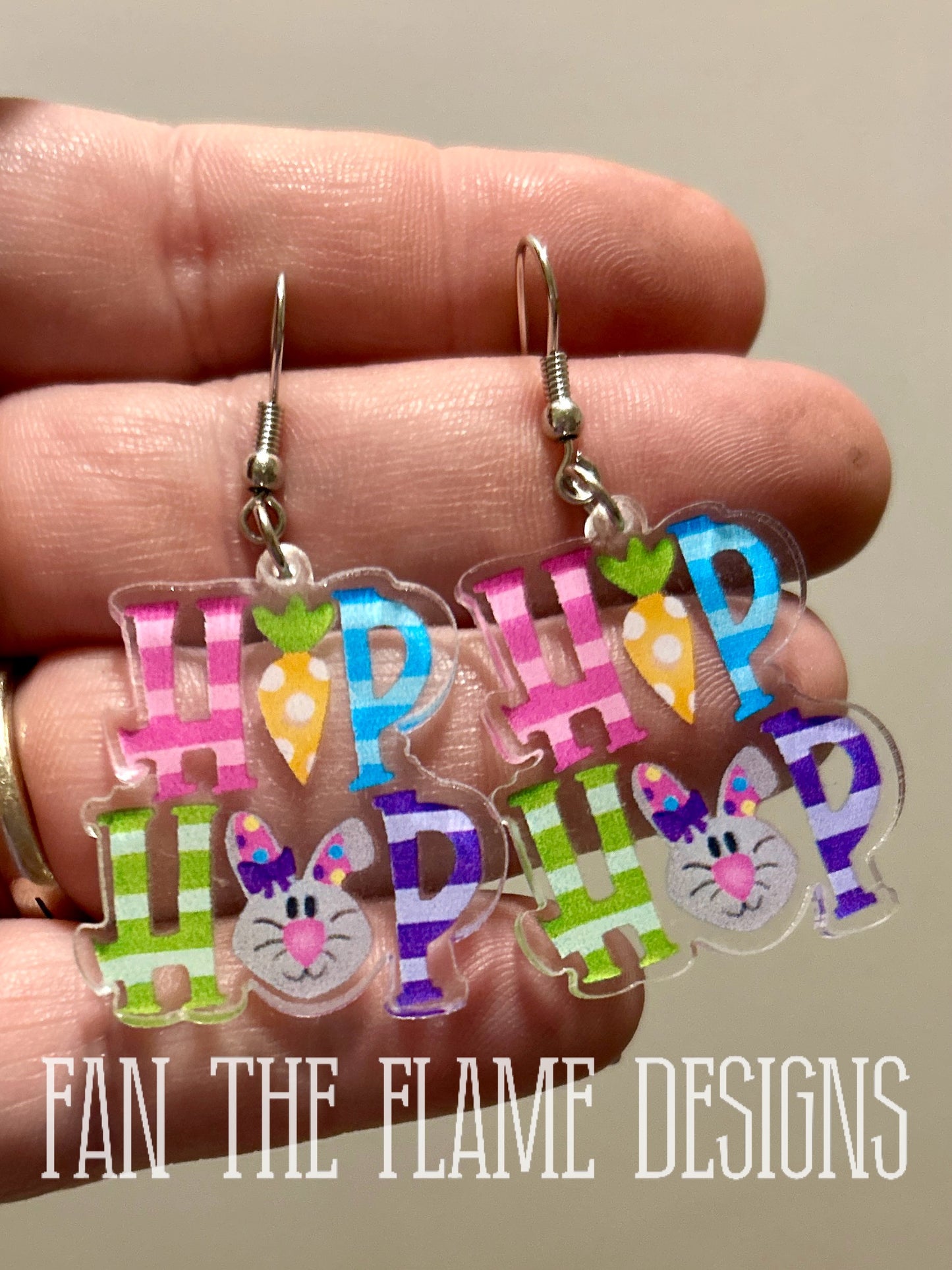 Easter Acrylic Dangle Earrings