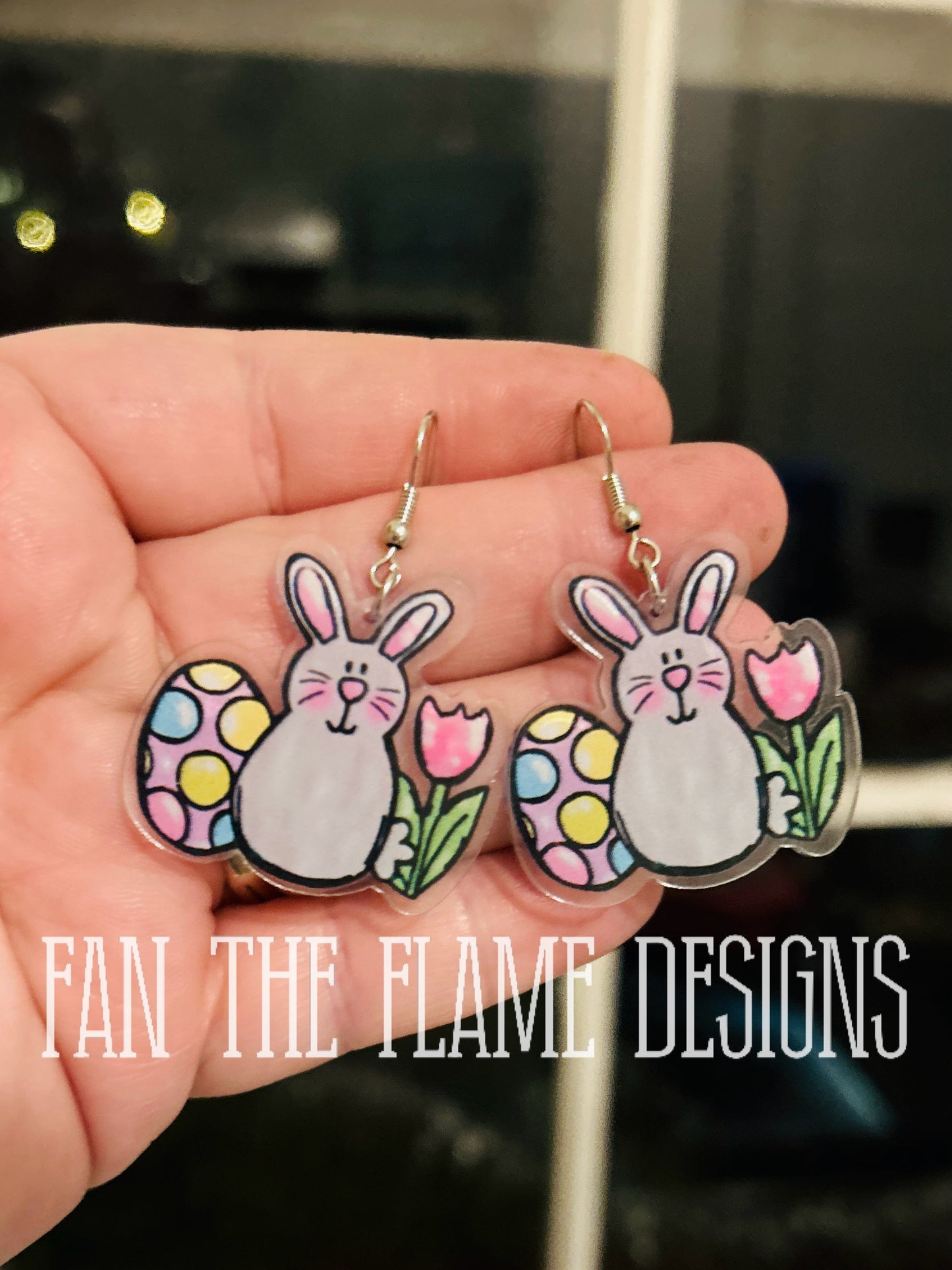 Easter Acrylic Dangle Earrings