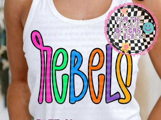 Neon Rebels Tee/Sweatshirt