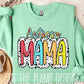 Autism mama dotted background tee/sweatshirt