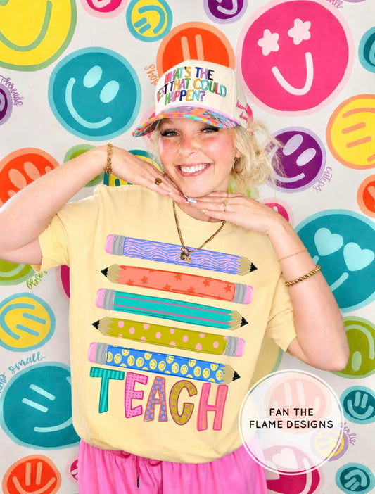 Teach With Stacked Pencils