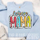 Autism mama dotted background tee/sweatshirt