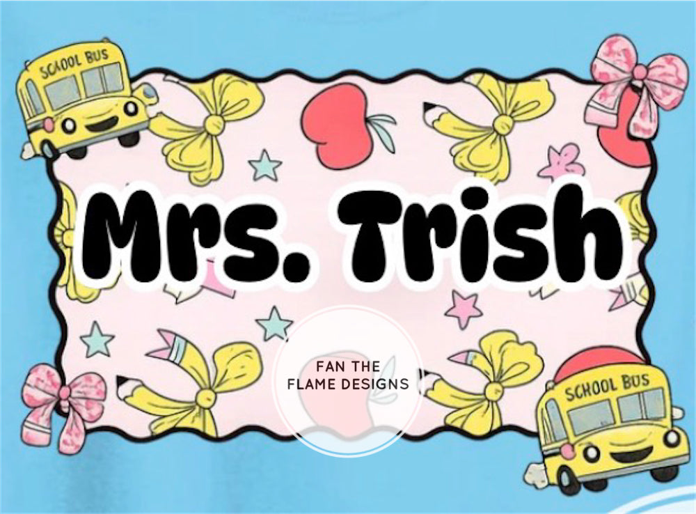 Custom Preppy Bus and Bows