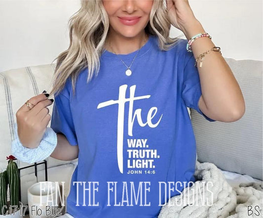 The Way Truth Light tee