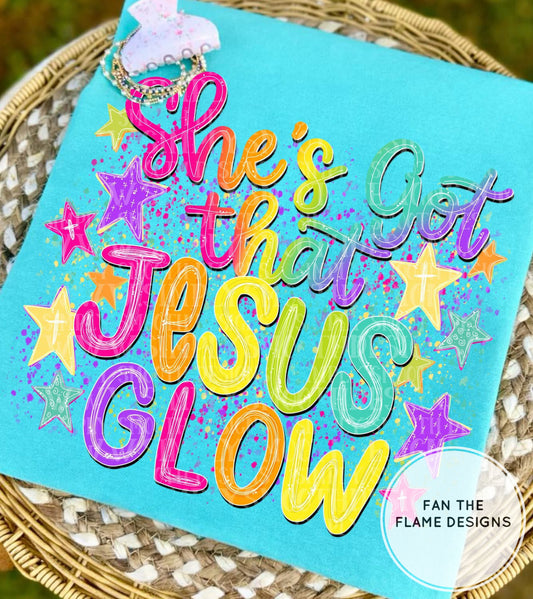 She’s got that Jesus glow