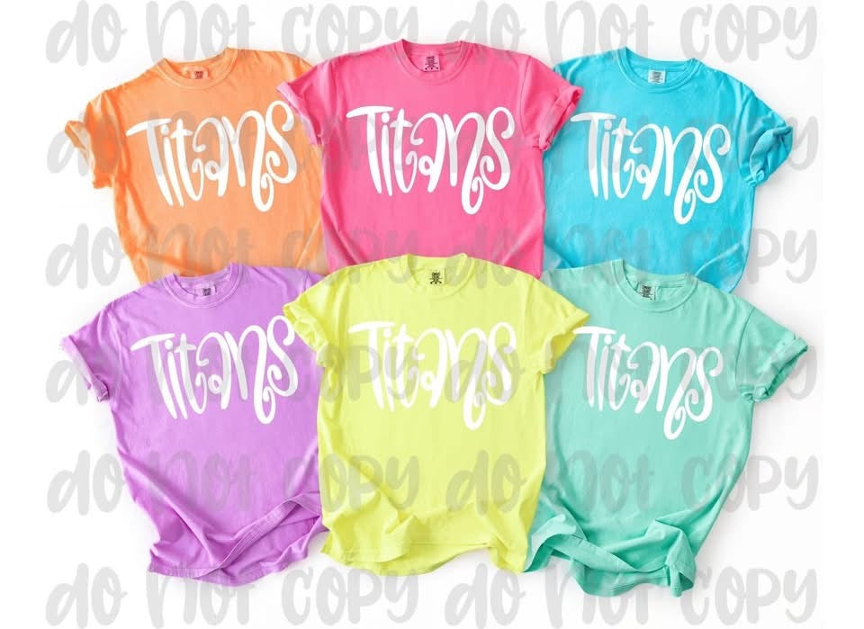 Titans - handwritten font
