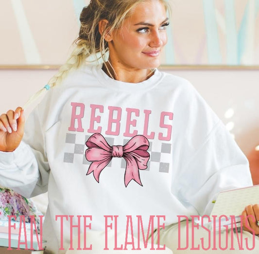 Rebels Coquette Bow tee/sweatshirt