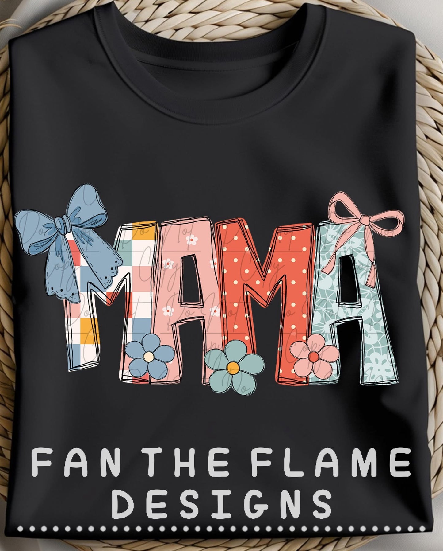 Fun Mama with bow Tee/Sweatshirt